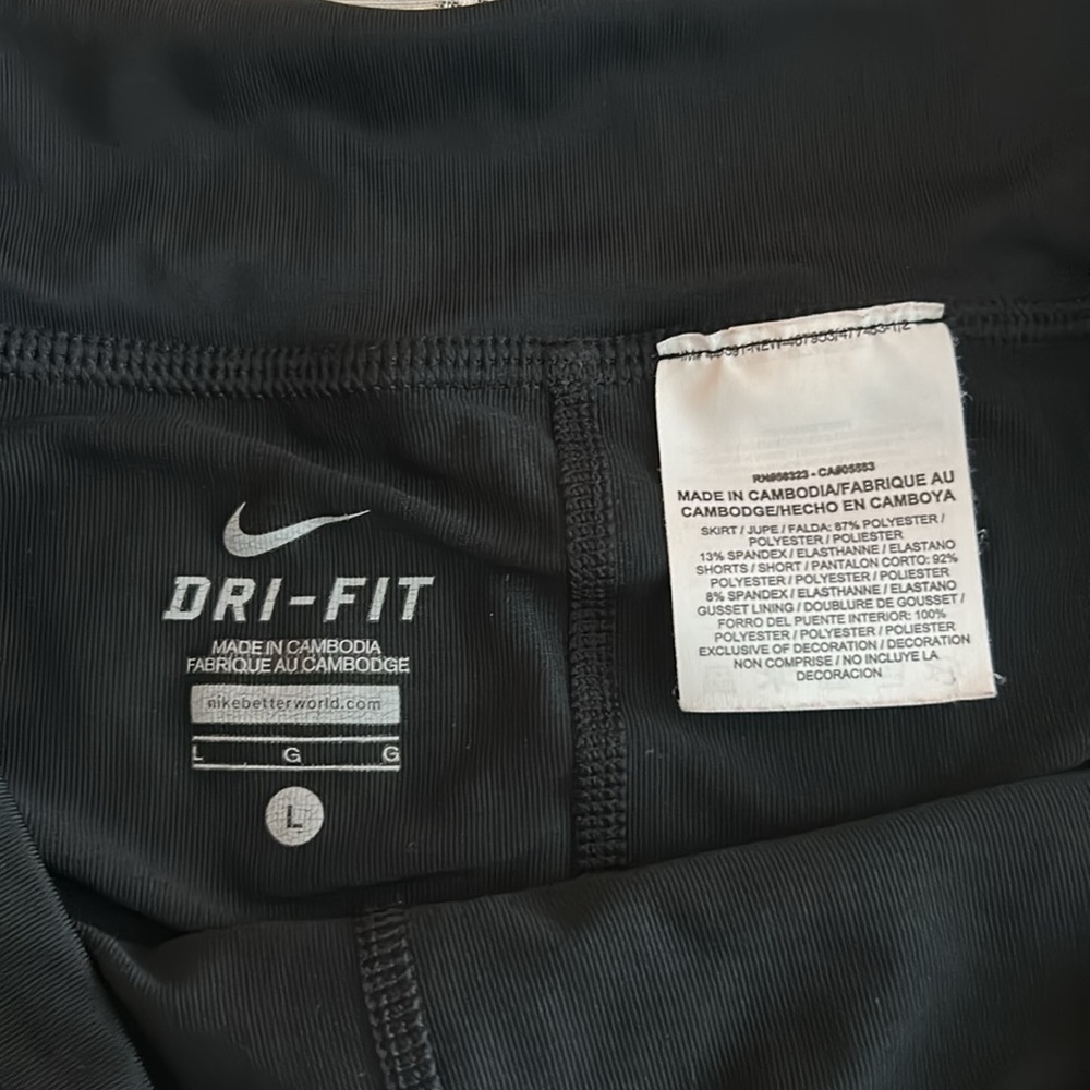 Nike Dri-FIT Black Skirt large EUC - Picture 2 of 5